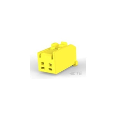 Te Connectivity NEW GI CONN2.5 PLUG HSG 2P YLW 2-1971793-4